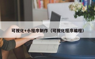 项城可视化+小程序制作（可视化程序编程）